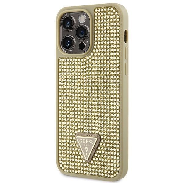 Case Guess Guhcp14Xhdgtpd Iphone 14 Pro Max 6,7" złoty z kryształkami