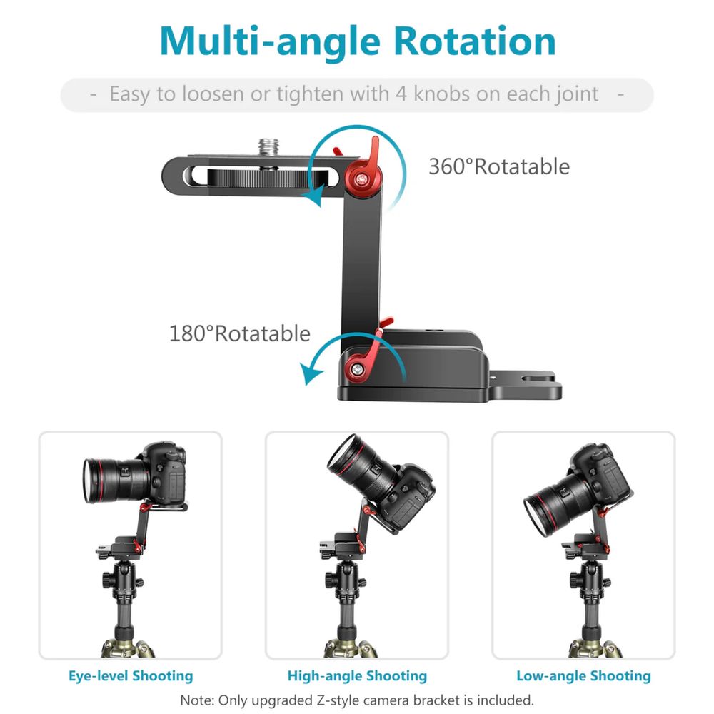 Suporte Estabelizador Câmera Neewer Upgraded Z-Flex Tilt Tripod - NOVO