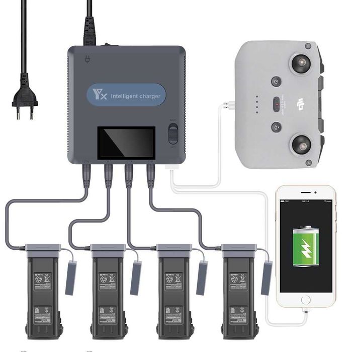 Ładowarka HUB dron DJI Mavic 3 / classic / pro 4aku sieciowa NOWA