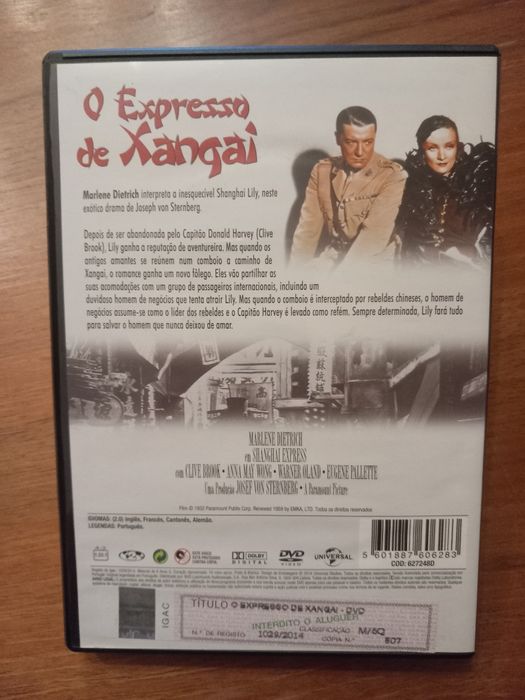 O Expresso de Xangai (Josef Von Sternberg)