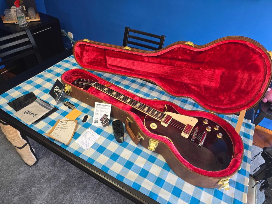Gibson Les Paul deluxe 70s wine red 2024