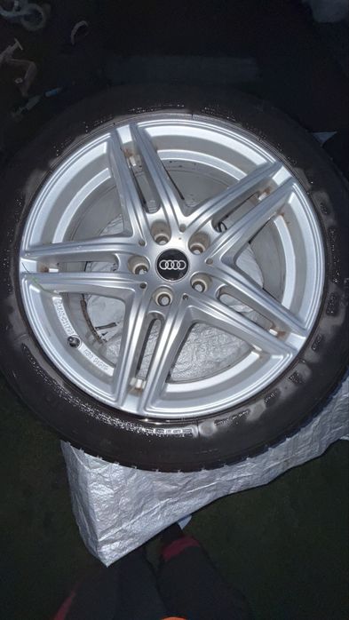 Felgi 225/50/17 koła z oponami Audi A6 Bridgestone zimowe