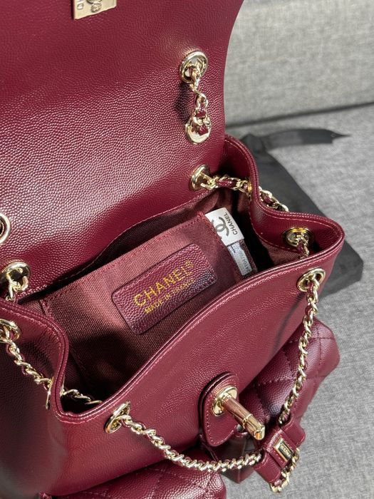 Рюкзак Chanel Mini Backpack Quilted Caviar Leather