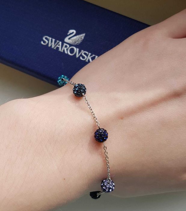 Браслет сваровски swarovski blow blow оригинал с камнями