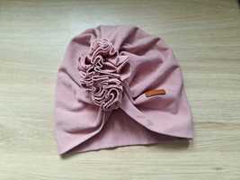 Czapka turban róż pastelove rozmiar 104
