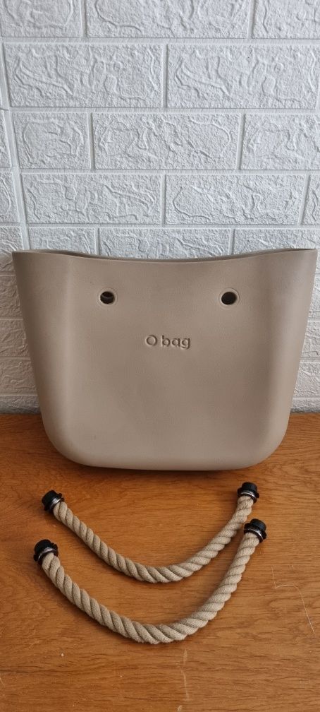 Obag standard torba piaskowa beżowa uszy sznury
