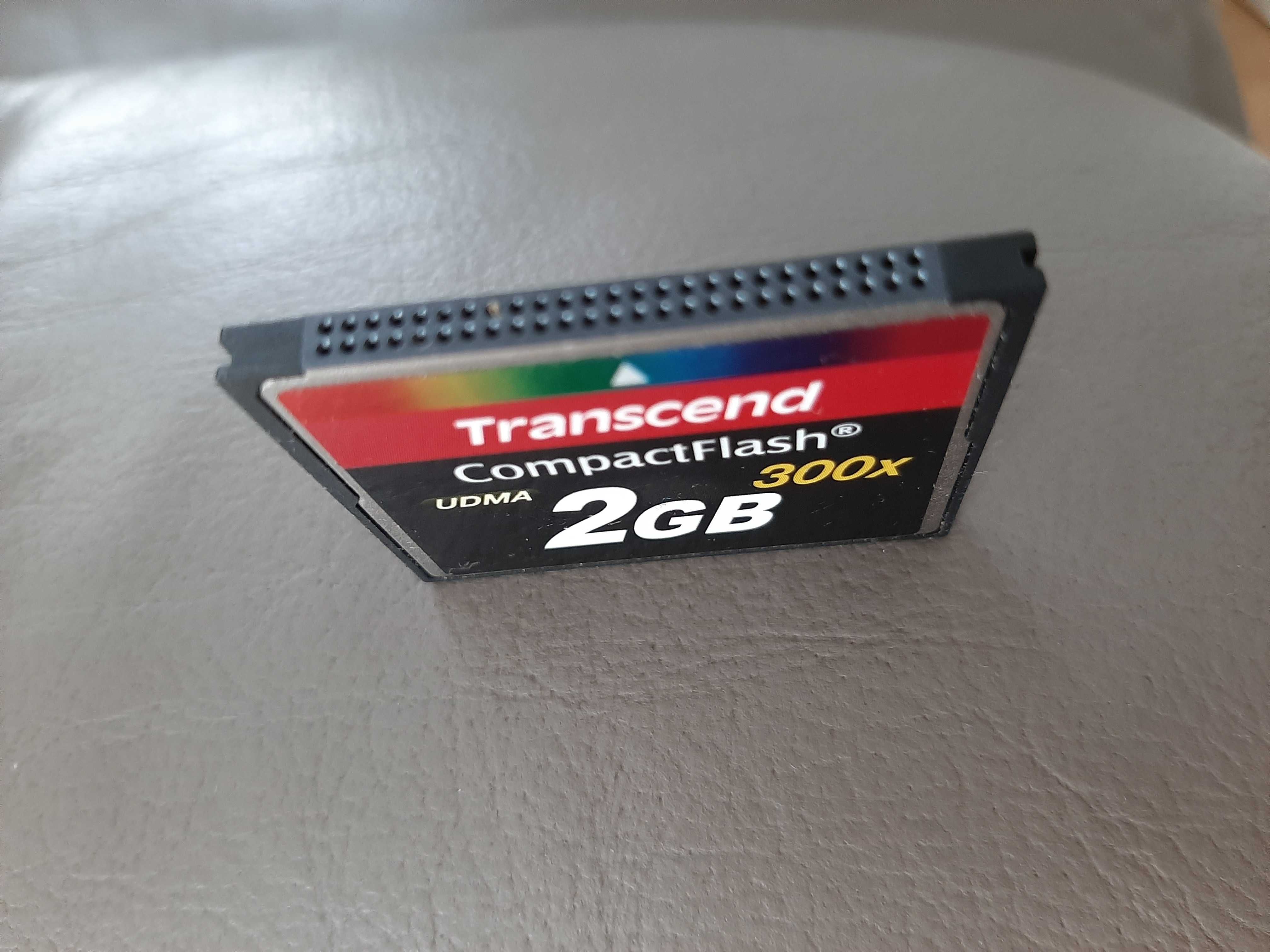 TRANSCEND karta pamięci Compact Flash 2GB High Speed 300x UDMA