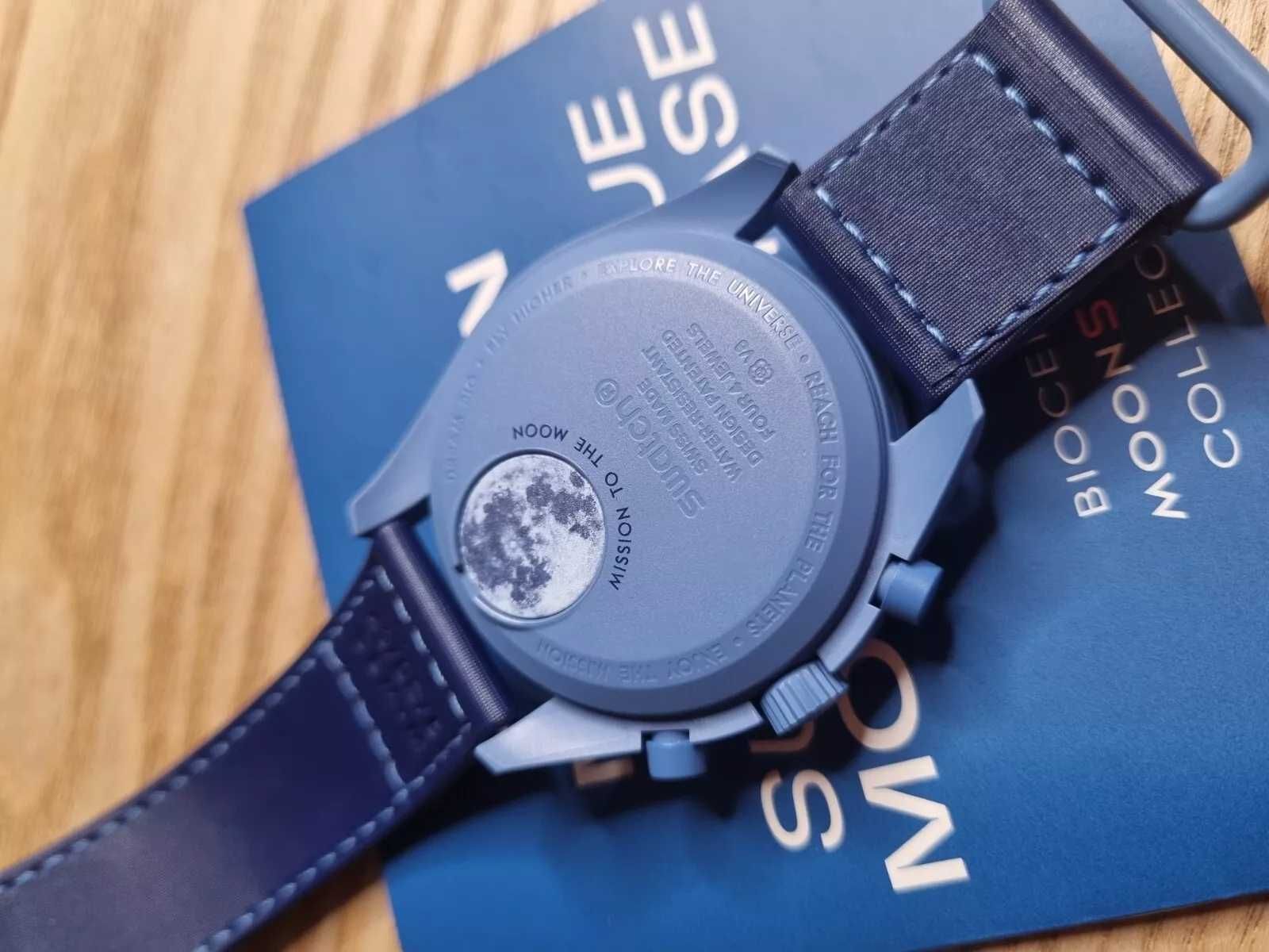 Swatch×Omega Bioceramic Moonswatch Mission to the Super Blue Moonphase
