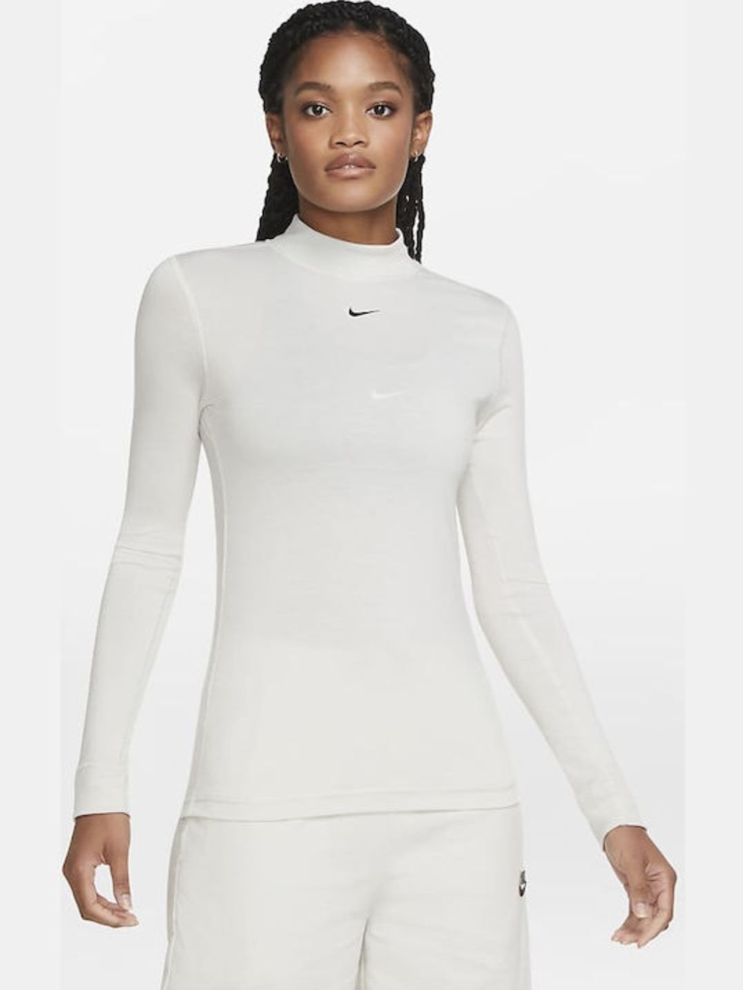 Sportowa koszulka na długi rękaw z półgolfem Nike Sportswear roz.34/XS