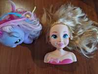 Kucyk My little pony.Hasbro.Do czesania ze spinkami. Gratis glowa