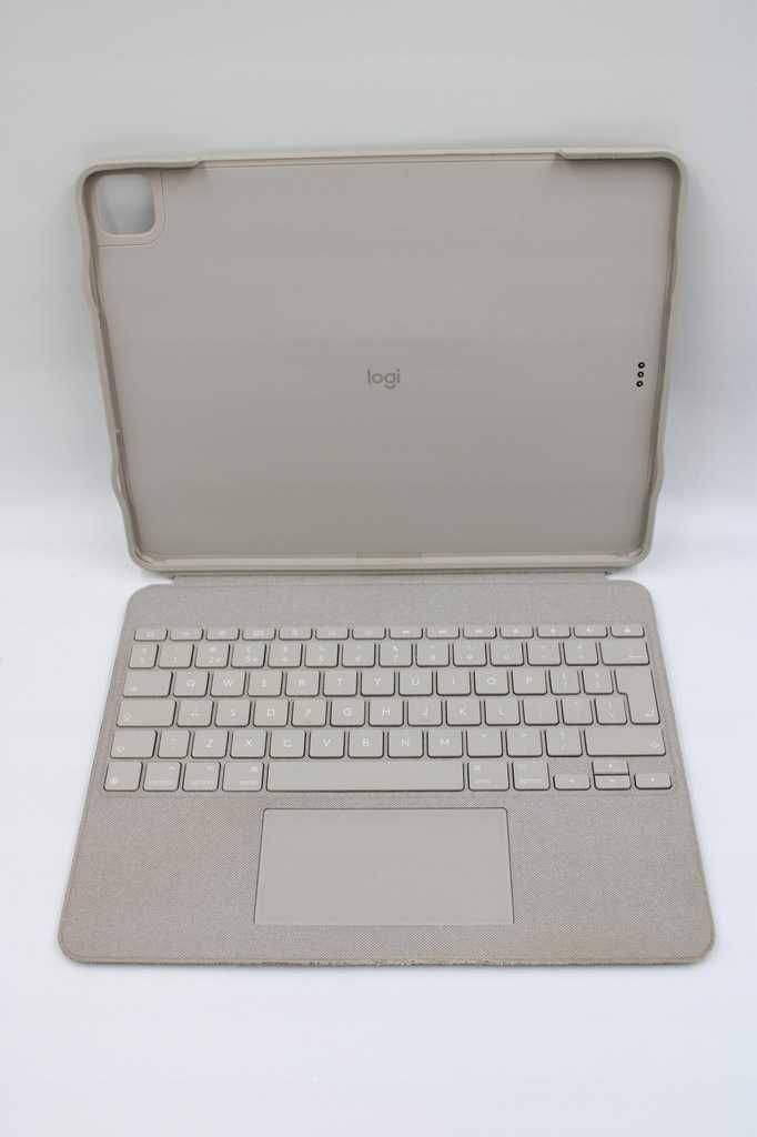 OPIS!!! Klawiatura Logitech Combo Touch do iPada Pro 12,9 Piaskowa