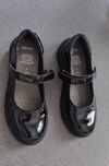 Buciki dziewczęce Geox lakierki czarne eleganckie r.31