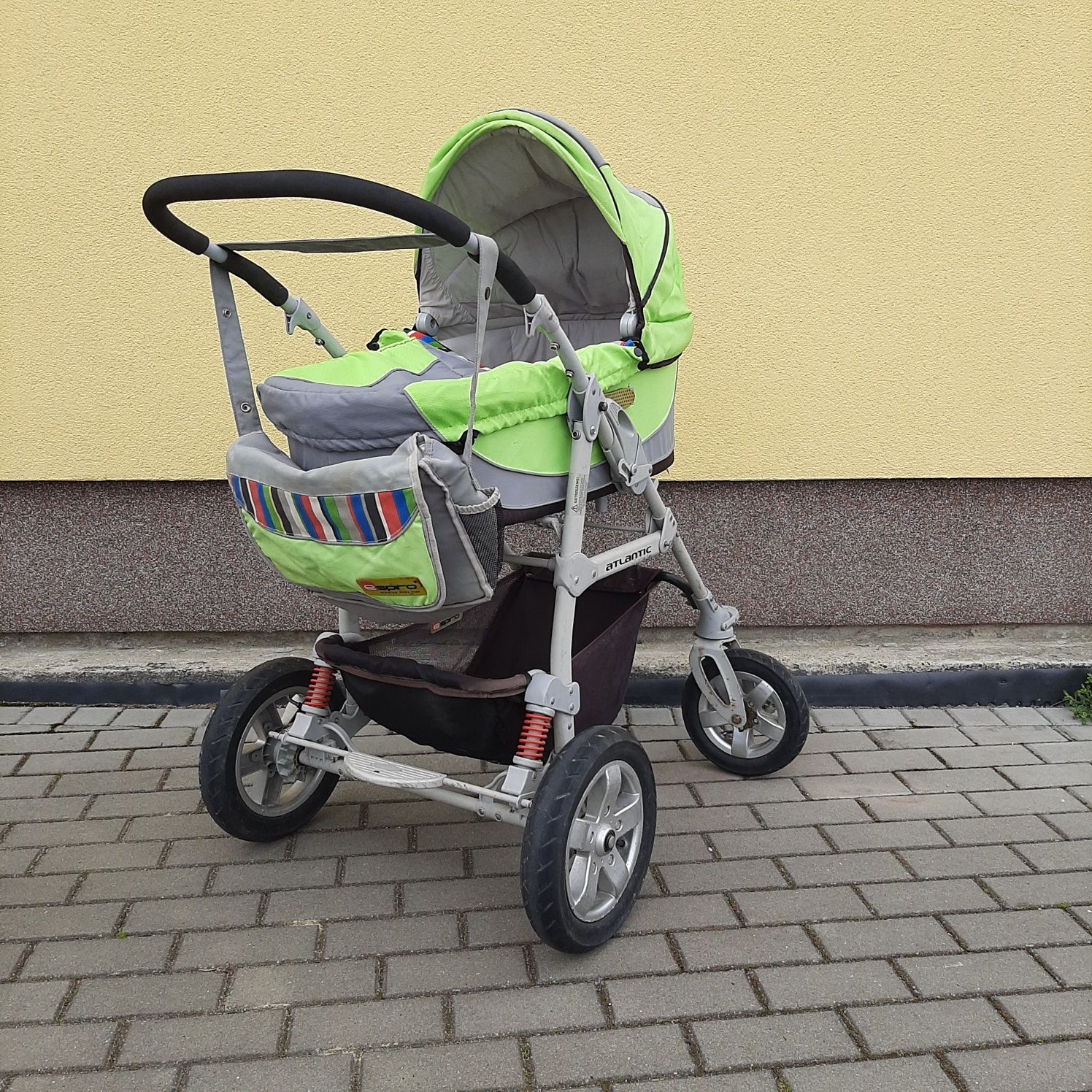 Wózek dla dziecka gondola  Atlantic, , składany .
