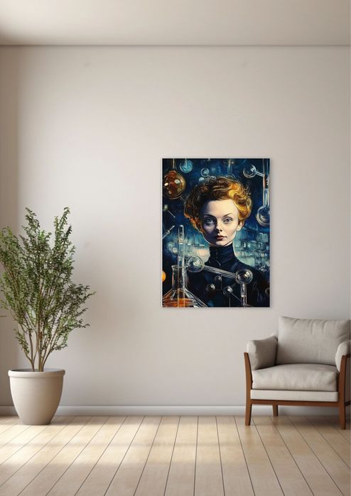 Piękne Umysły - Skłodowska - Curie v2 plakat B2 (50x70cm)