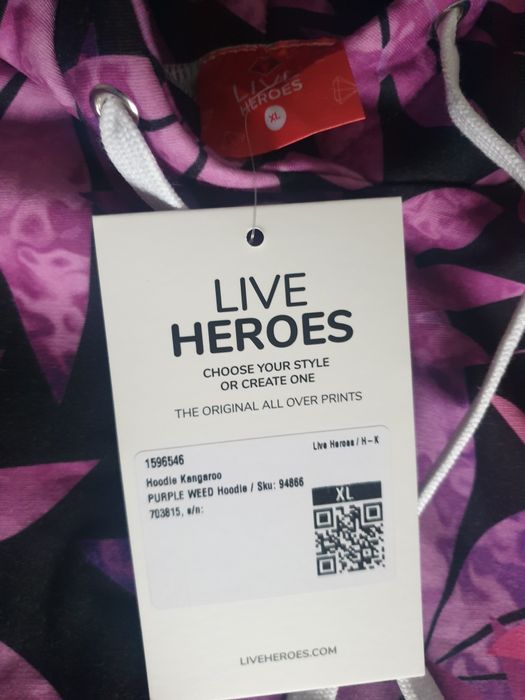 Bluza Live Heroes rozmiar XL NOWA