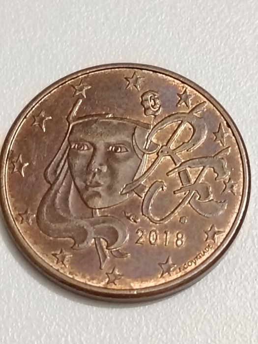5 cêntimos de França de 2018