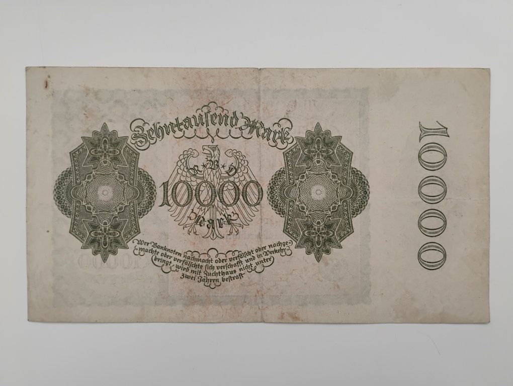Banknot Niemcy - 10000 marek z 1922 r.