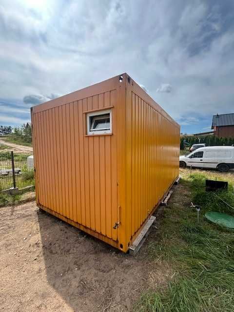 Kontener socjalny/sanitarny/magazyn/wc/prysznic 6/3M !