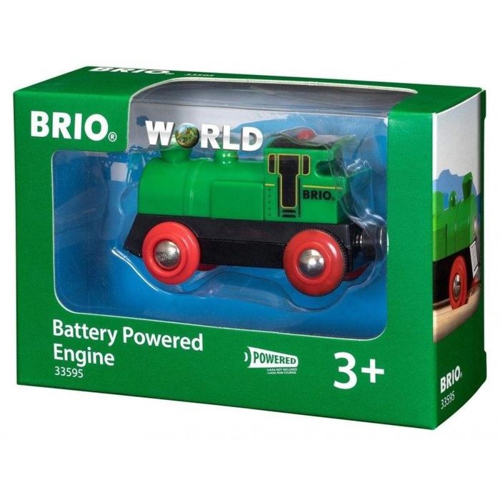 Brio Zielony Parowóz pudełko,150x100 mm