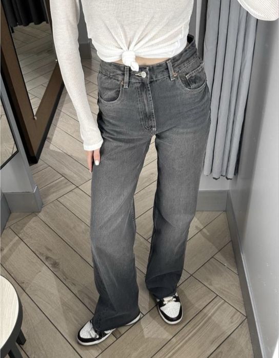 Джинси zara  нові wide leg 34 нова колекція