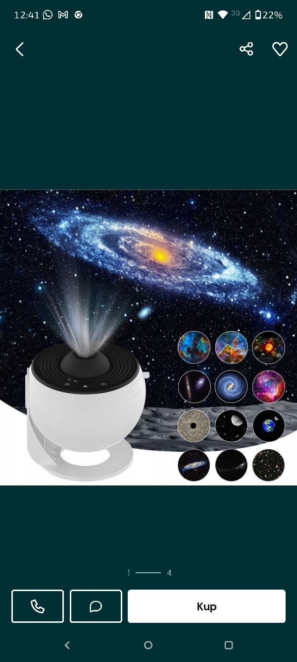 Projektor Galaxy hit nowość