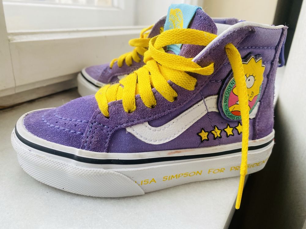 Дитячі Vans  kids limited ,x The Simpsons Lisa For President