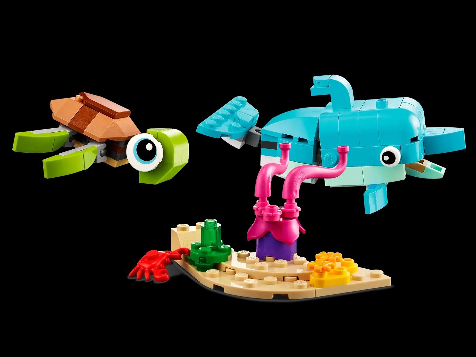 Lego CREATOR 31128 Delfin i Żółw stan idealny