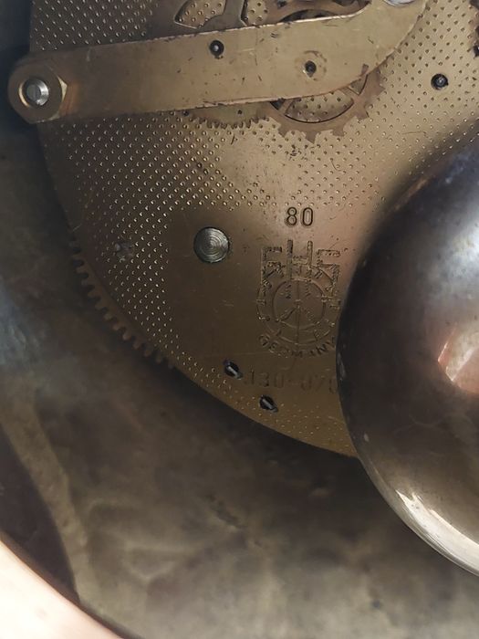 Relógio 'Vintage' em bronze maciço. FHS made in Germany