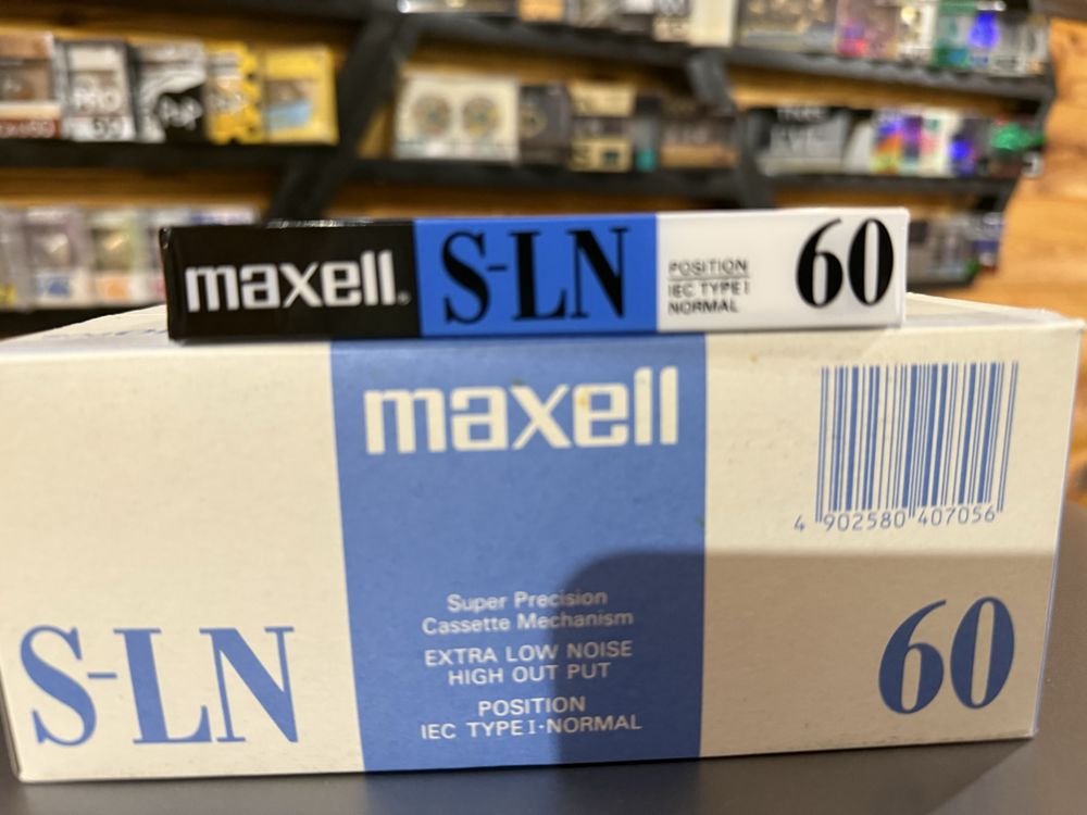 Продам аудио кассету maxell S-LN 60