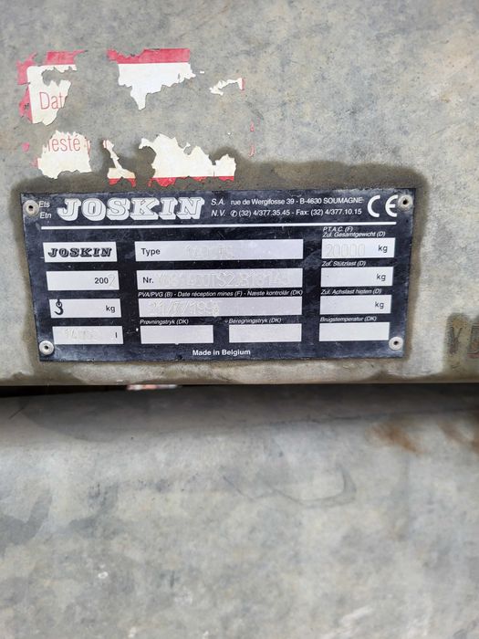 Beczka Beczkowóz JOSKIN 14.000 l bogato wyposażona