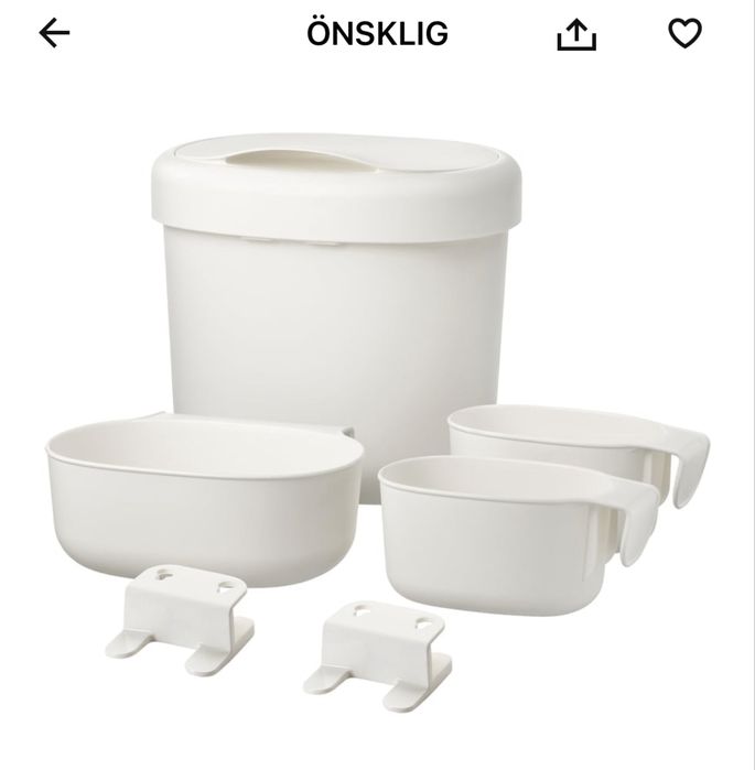 Cestos para trocador IKEA