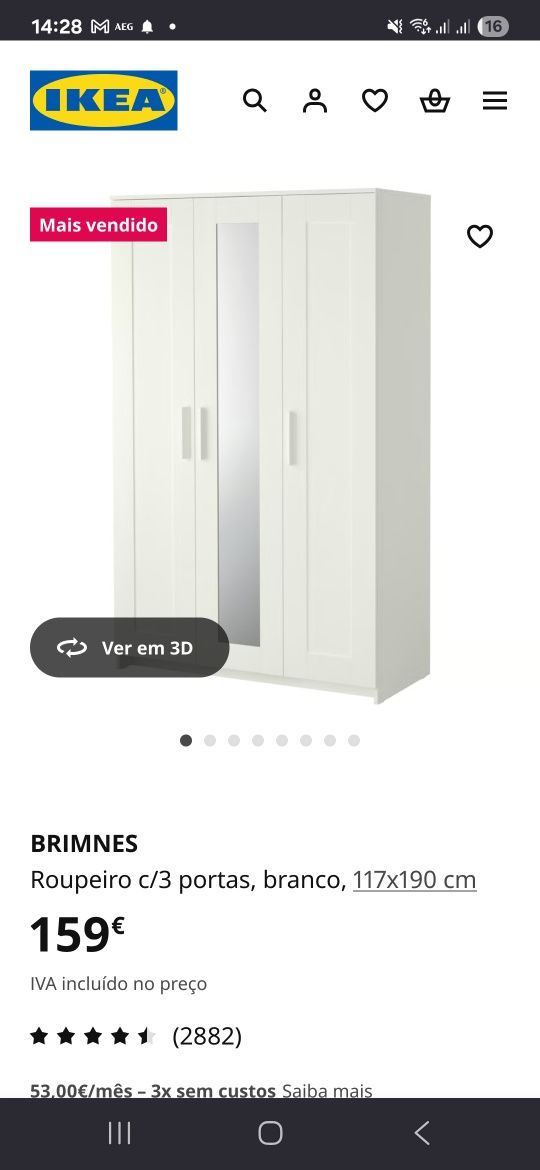 Armário Brimmes Ikeia