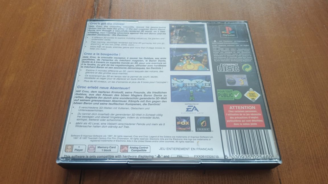 Croc legend of the gobbos PS1 Eng