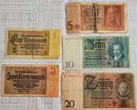 Banknoty kolekcjonerskie niemieckie lata 20-te