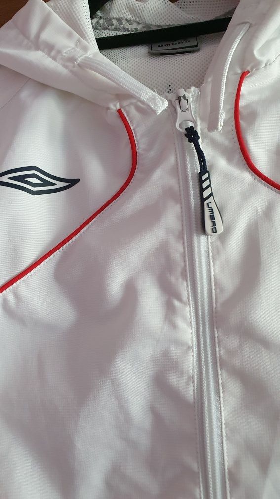 Umbro biała kurtka, wiatrówka