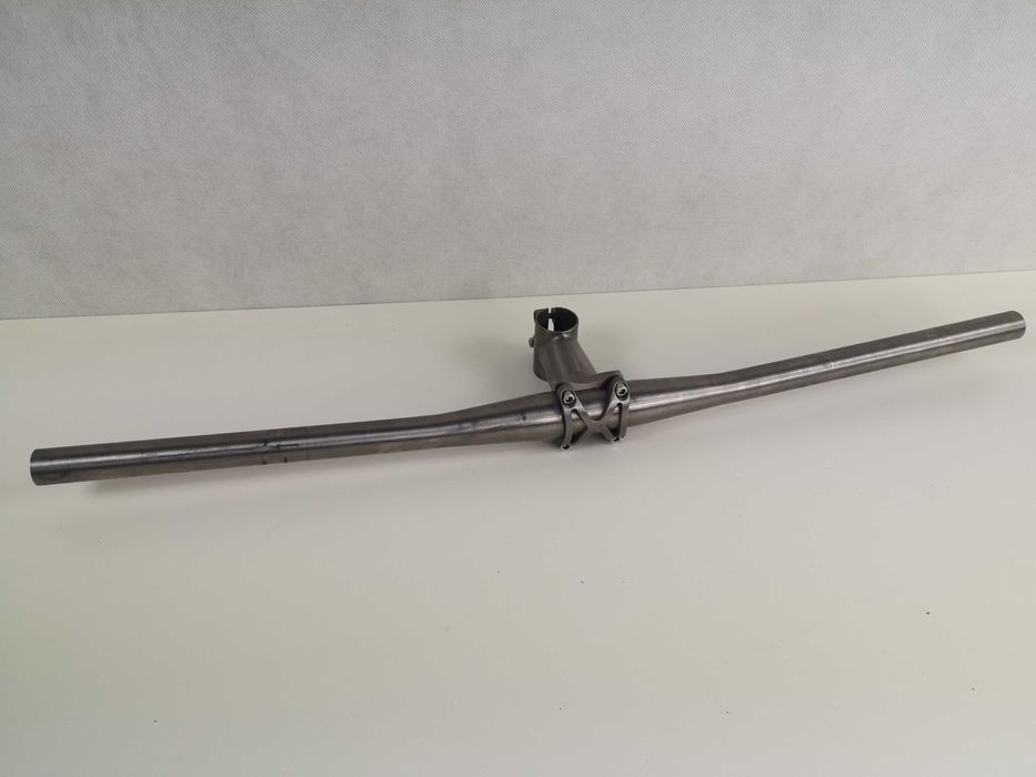 Kierownica tytanowa + mostek tytan 31.8X680mm