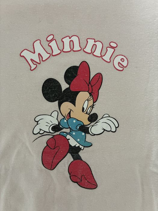 T-shirt bluzeczka dziewczęca z krótkim rękawkiem myszka Minnie