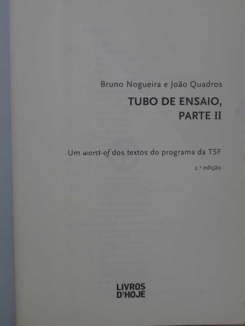 Tubo de Ensaio II de João Quadros e Bruno Nogueira