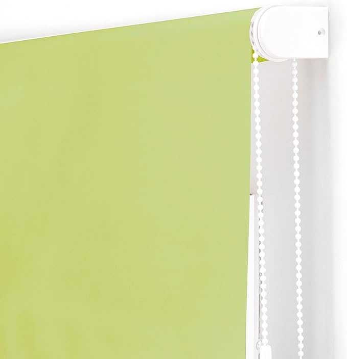 Estore de rolo blackout opaco térmico verde pistachio novo