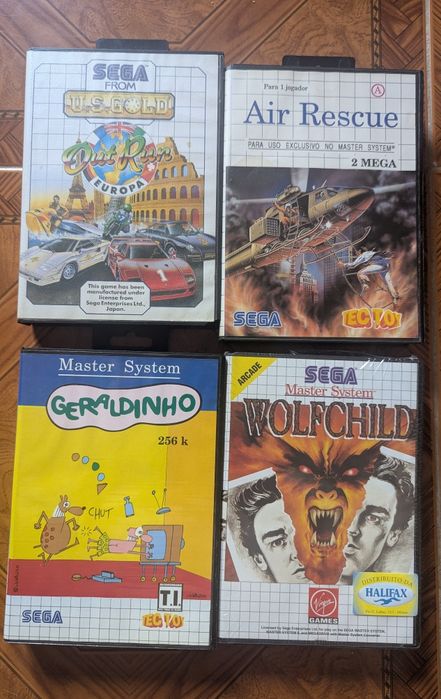 Jogos Master System e Game Gear