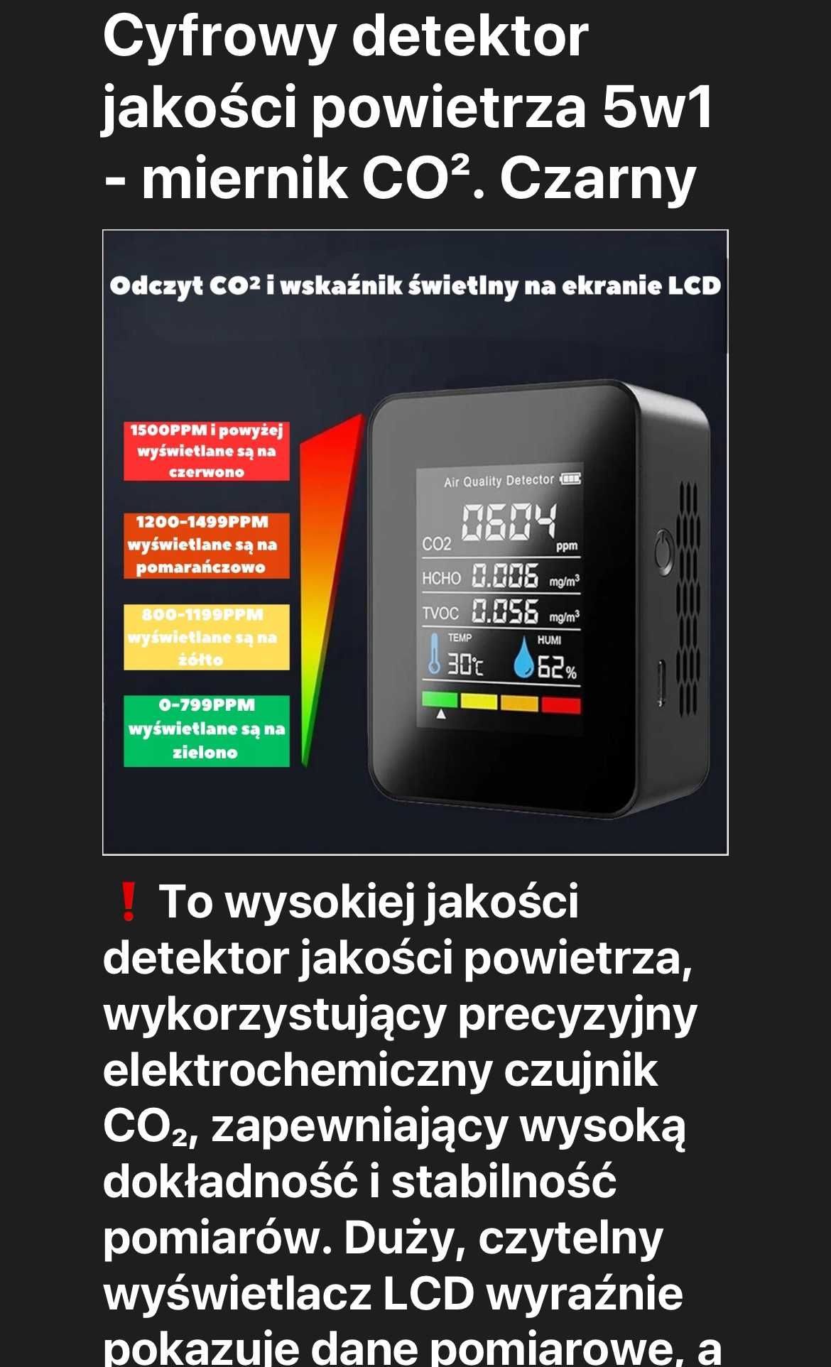 Miernik jakości powietrza
