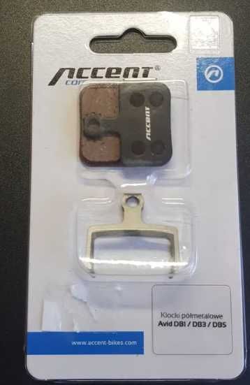 Klocki hamulcowe półmetalowe Accent Avid DB1/DB3/DB5