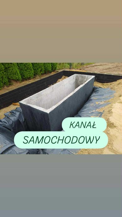 Kanał Samochodowy Betonowy Warsztatowy 400cm