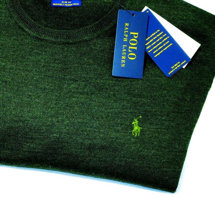 Polo Ralph Lauren  sweter XL Slim Merino Japan Sel. PRL prada burberry