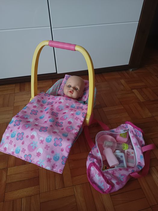 Nosidełko, lalka + akcesoria