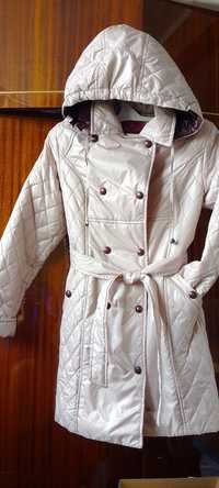 Плащ-пальто утеплене для дівчинки, 36 розмір