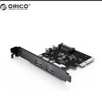 Orico Superspeed USB3.1 PCI EXPRESS karta rozszerzeń dwa wejścia