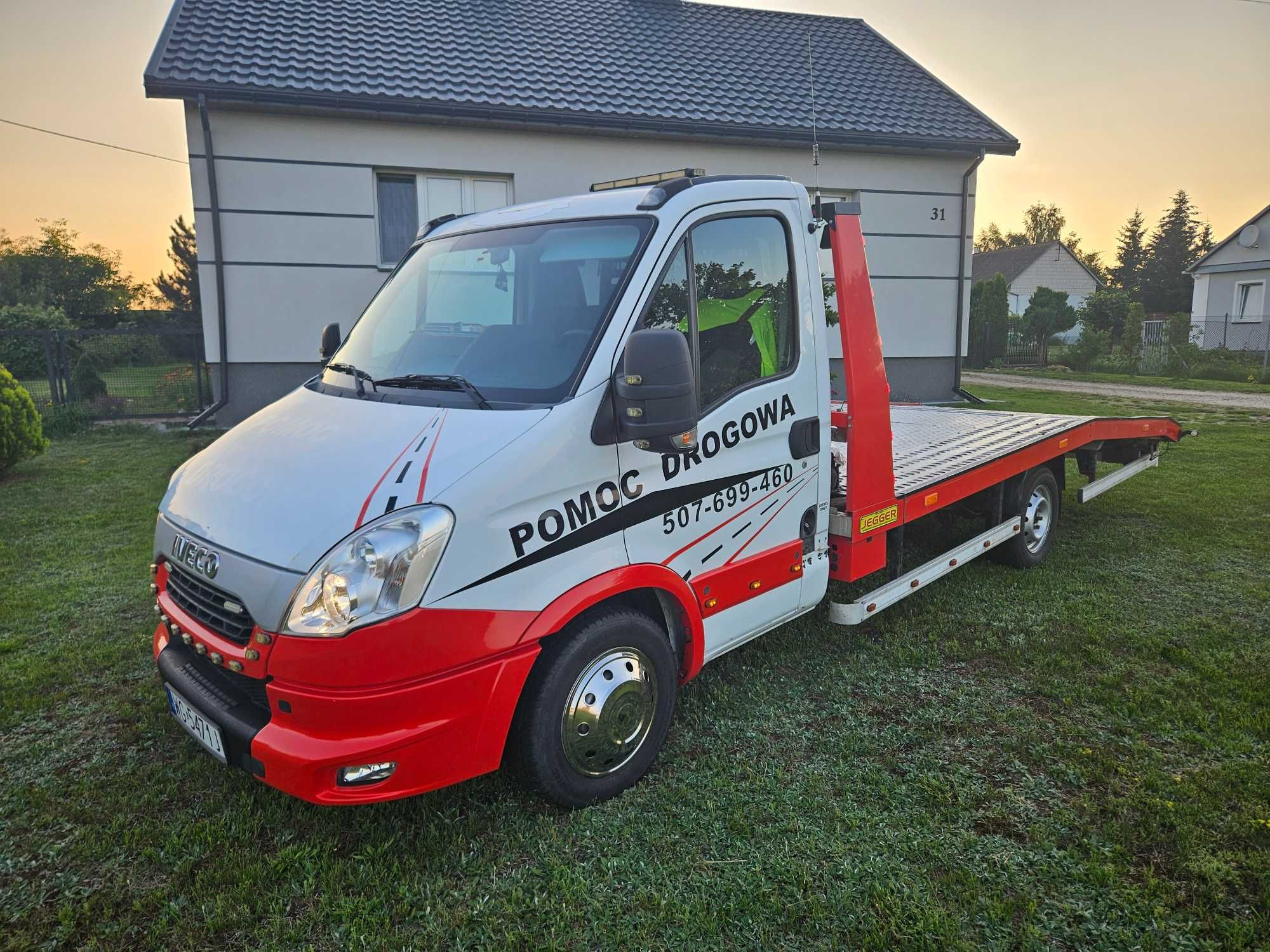Iveco Daily Pomoc Drogowa 2012r Oryginalna zabudowa JEGGER  Aluminiowa