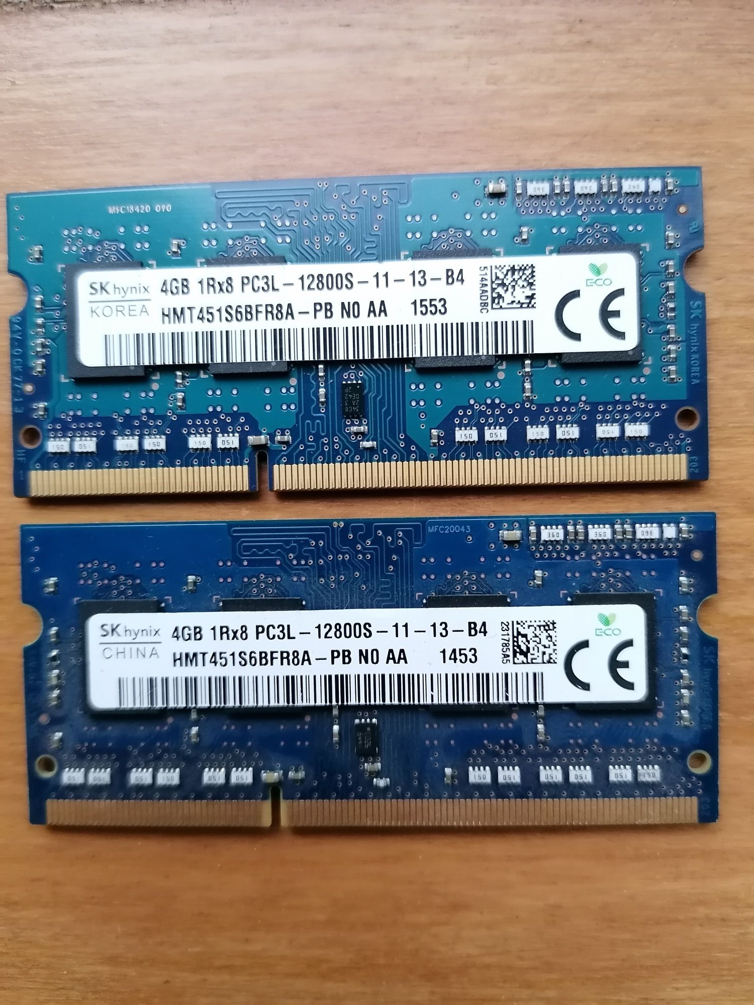 Memória SODIMM DDR3L 1600Mhz