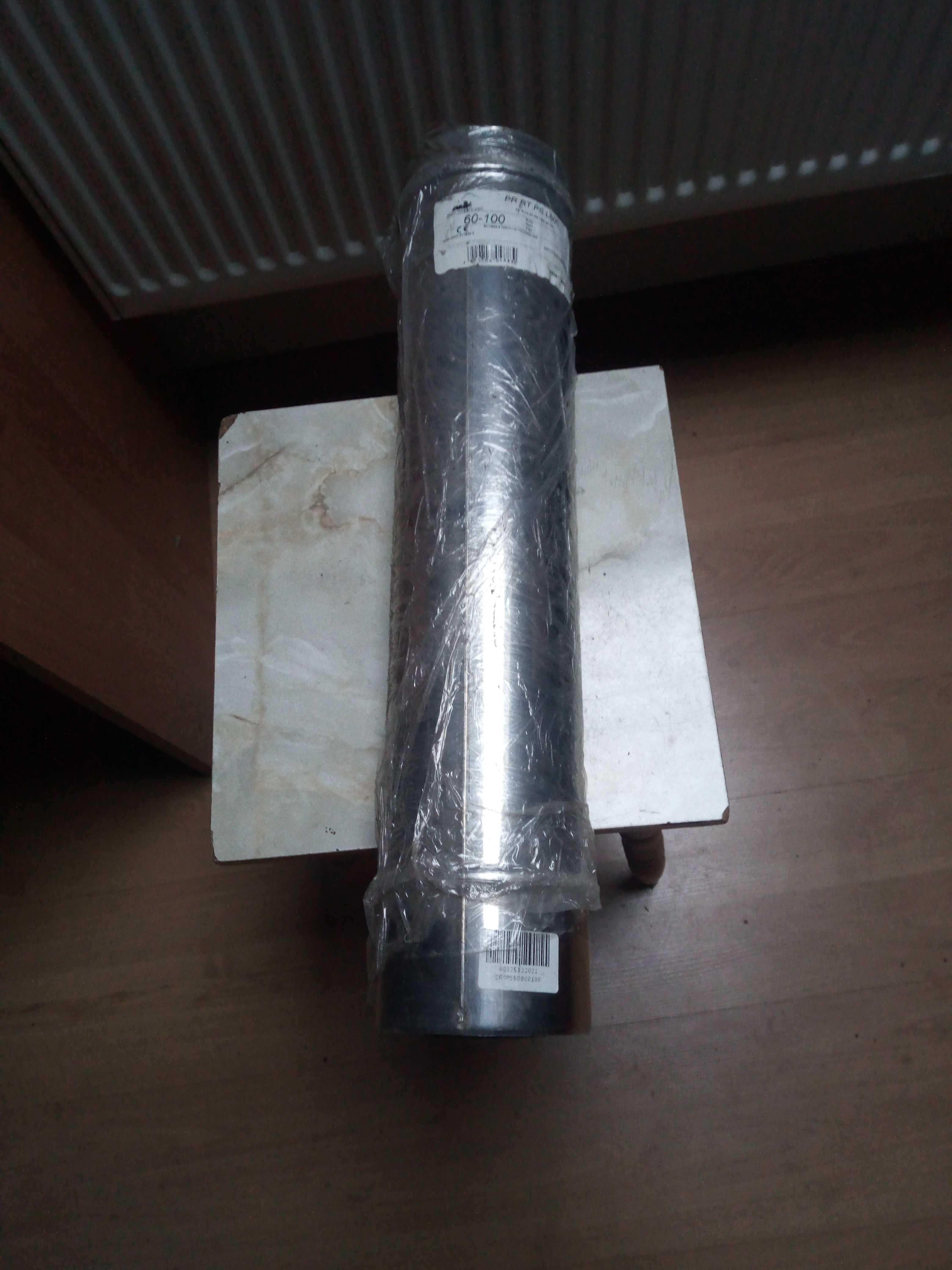 rura kominowa srebrna 60/100 mk